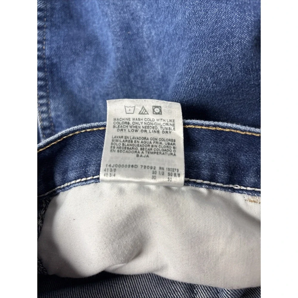 Wrangler Straight Leg Jeans Mens 40X30 Blue Medium Wash Regular Fit 85900DW